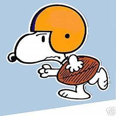 Detail Snoopy Football Clipart Nomer 2