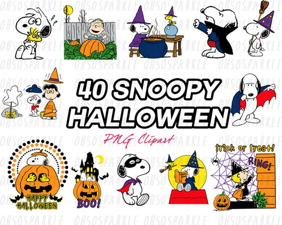 Detail Snoopy Halloween Clip Art Nomer 41