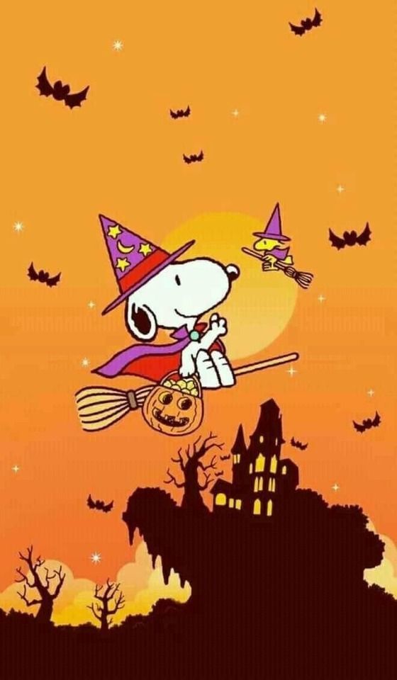 Detail Snoopy Halloween Wallpaper Desktop Nomer 18