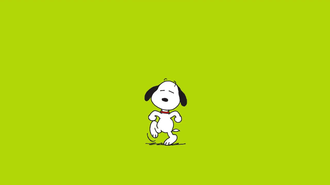 Snoopy happy dance meme