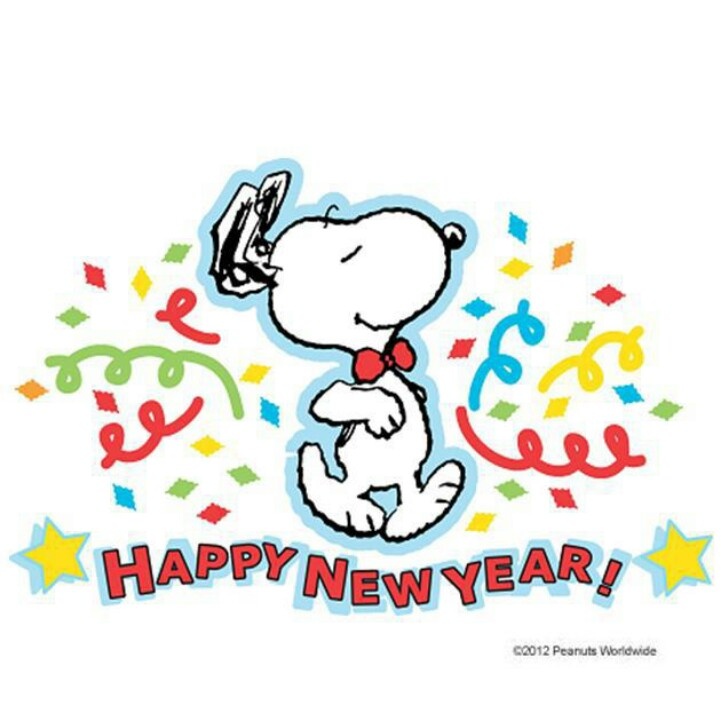 Detail Snoopy Happy New Year Clipart Nomer 4