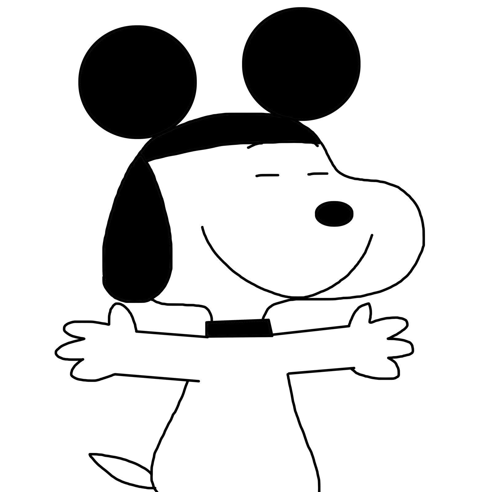 Detail Snoopy Hat With Ears Nomer 21