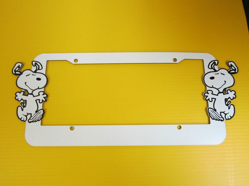 Snoopy License Plate Frame - KibrisPDR