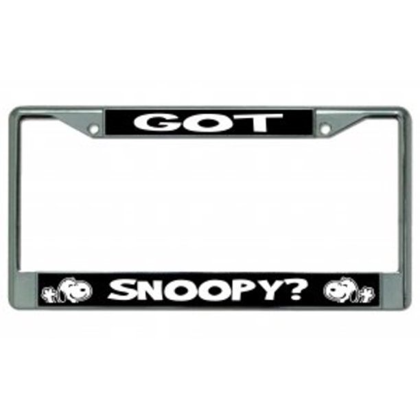 Detail Snoopy License Plate Frame Nomer 7