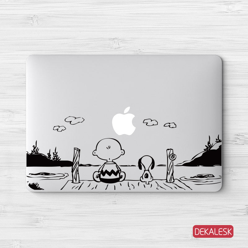 Detail Snoopy Macbook Sticker Nomer 26