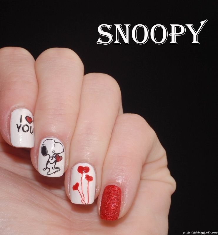 Detail Snoopy Nail Designs Nomer 23