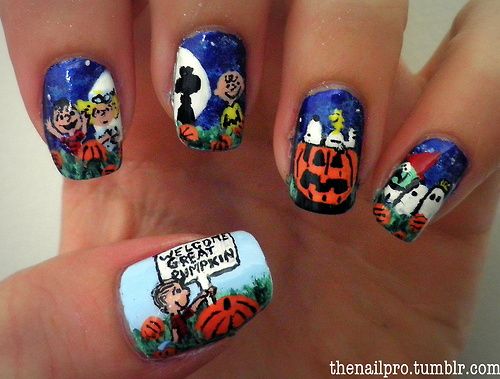 Detail Snoopy Nail Designs Nomer 24