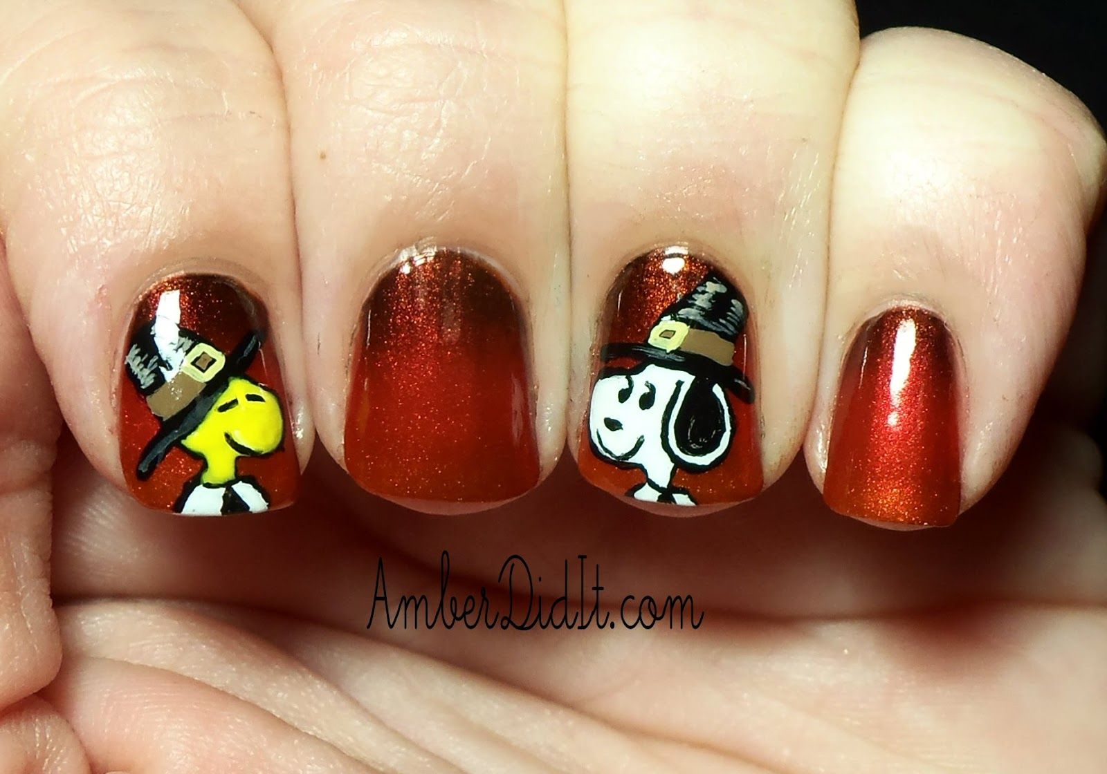 Detail Snoopy Nail Designs Nomer 25