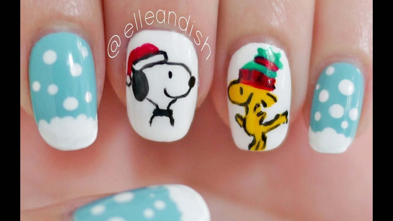 Detail Snoopy Nail Designs Nomer 39