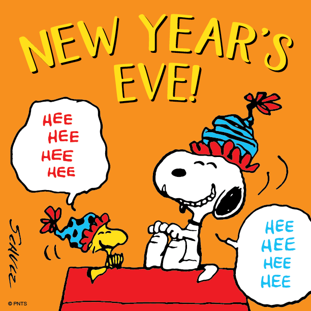 Detail Snoopy New Year Clipart Nomer 17