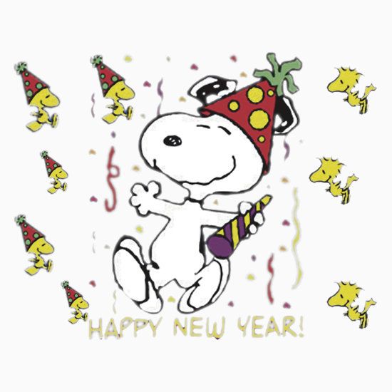 Detail Snoopy New Year Clipart Nomer 6