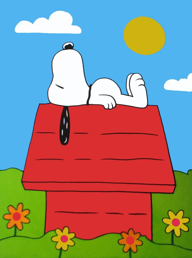 Detail Snoopy On His Doghouse Pictures Nomer 8