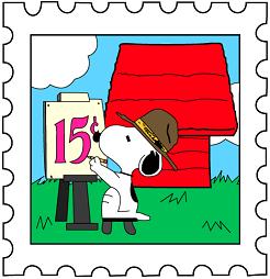 Detail Snoopy Postage Stamp Nomer 31