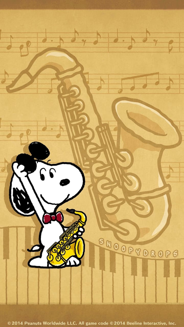 Detail Snoopy Saxophone Nomer 11