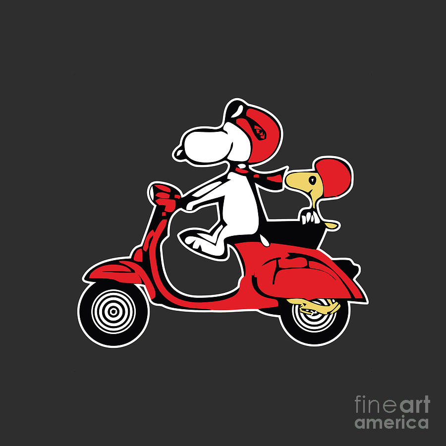 Detail Snoopy Scooter Nomer 3