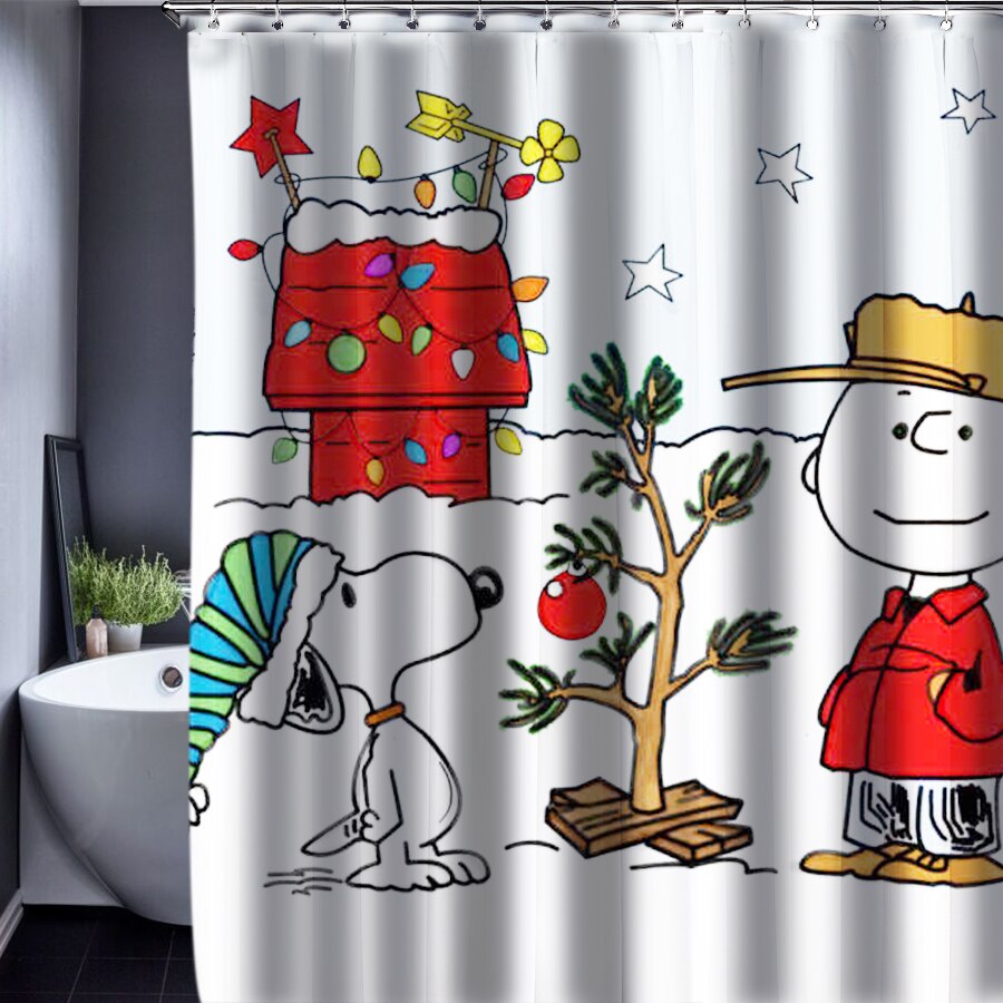 Detail Snoopy Shower Curtains Nomer 12