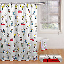 Detail Snoopy Shower Curtains Nomer 3