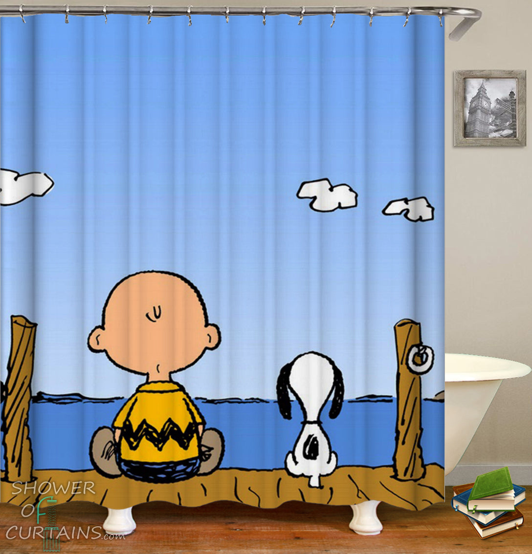 Detail Snoopy Shower Curtains Nomer 22