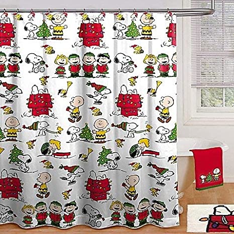 Detail Snoopy Shower Curtains Nomer 5