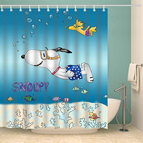 Detail Snoopy Shower Curtains Nomer 39