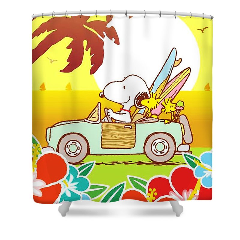 Detail Snoopy Shower Curtains Nomer 53