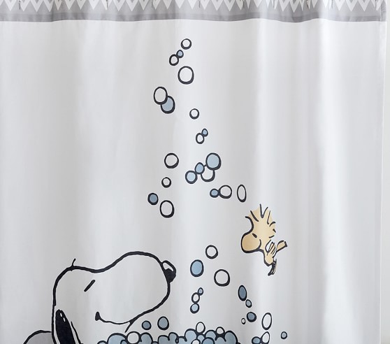 Detail Snoopy Shower Curtains Nomer 7