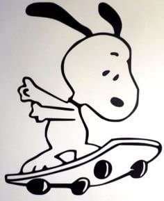 Detail Snoopy Skateboard Nomer 13