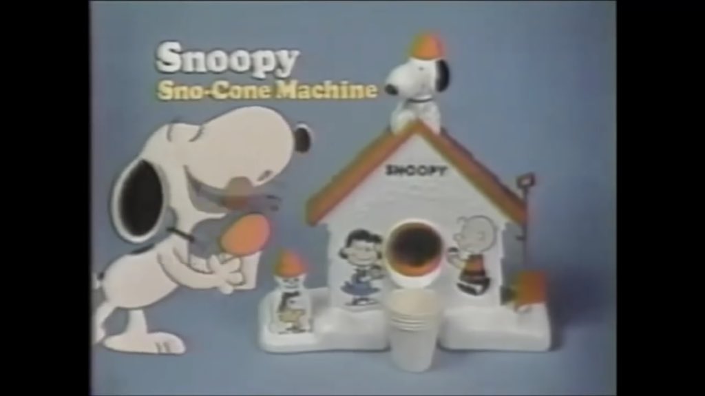 Detail Snoopy Snow Cone Machine Commercial Nomer 16