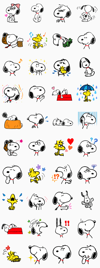 Detail Snoopy Stickers Free Download Nomer 12