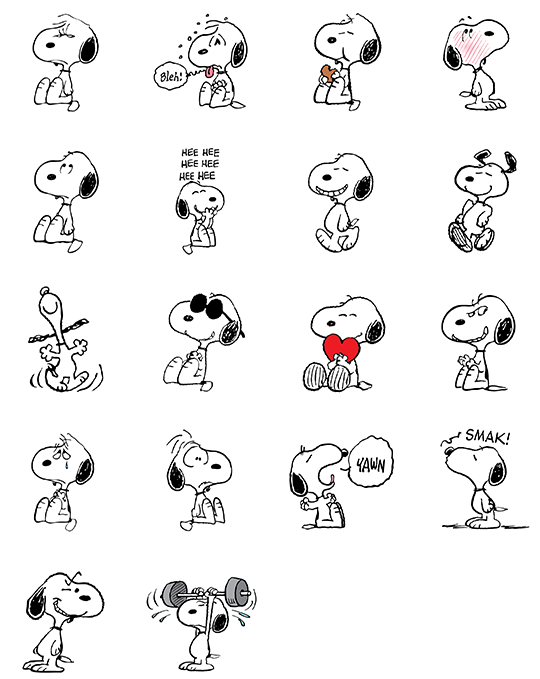 Detail Snoopy Stickers Free Download Nomer 5
