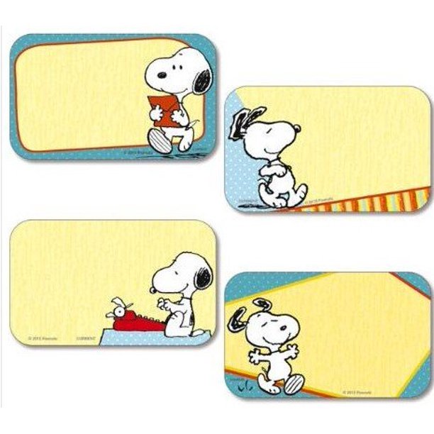 Detail Snoopy Sticky Notes Nomer 3