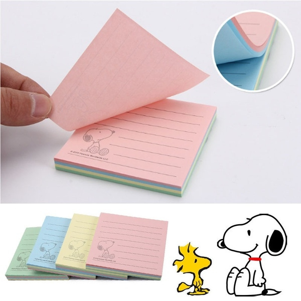 Detail Snoopy Sticky Notes Nomer 9