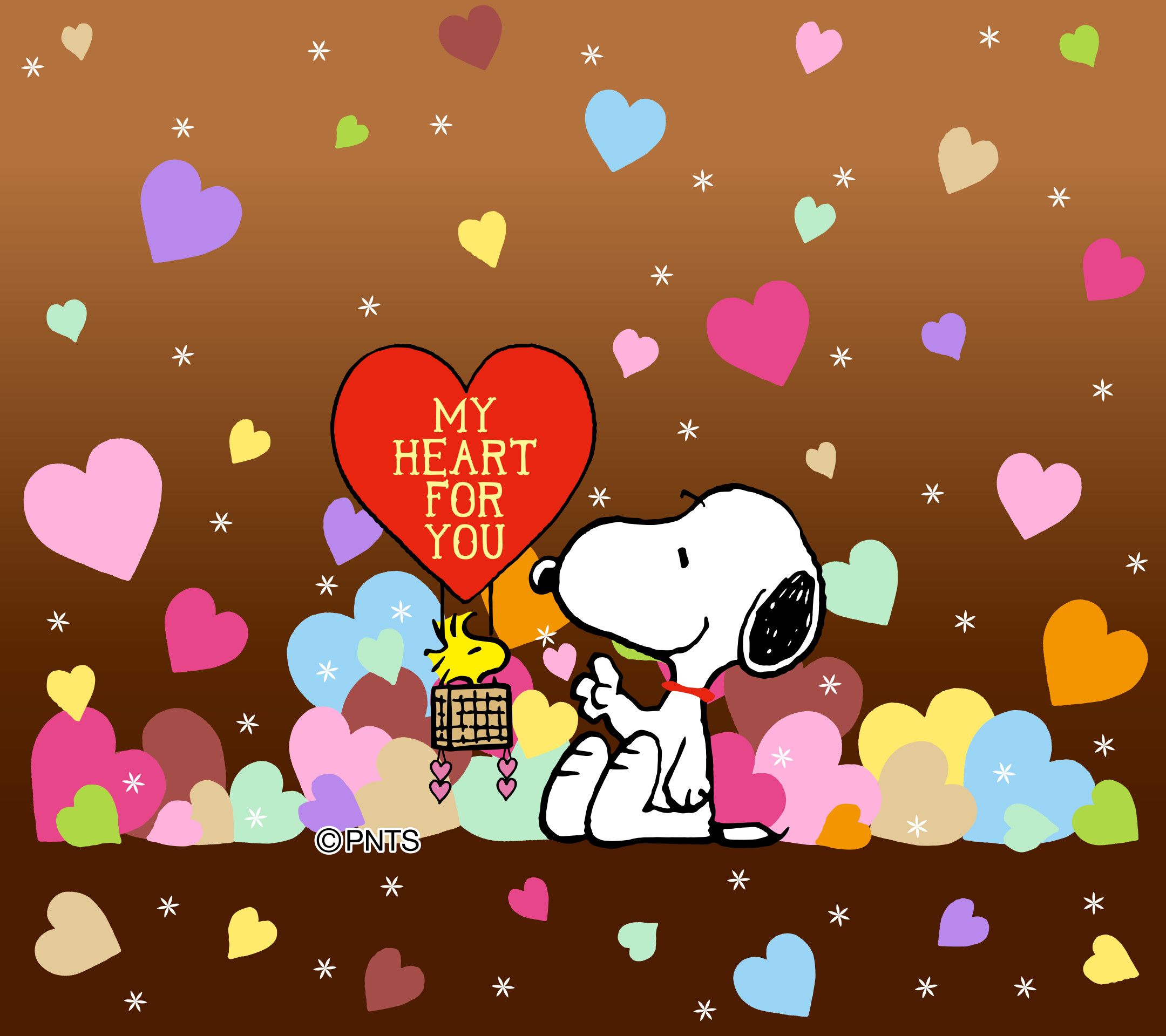 Detail Snoopy Valentine Day Wallpaper Nomer 2