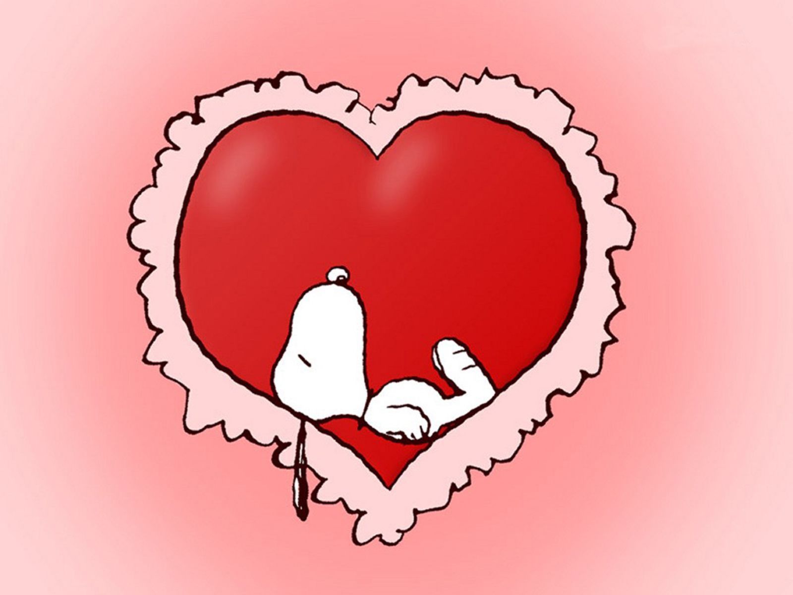 Detail Snoopy Valentine Day Wallpaper Nomer 4