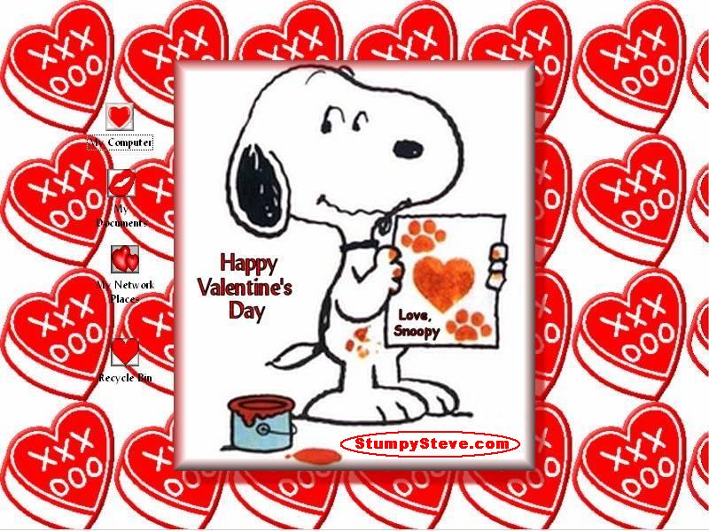 Detail Snoopy Valentine Day Wallpaper Nomer 44