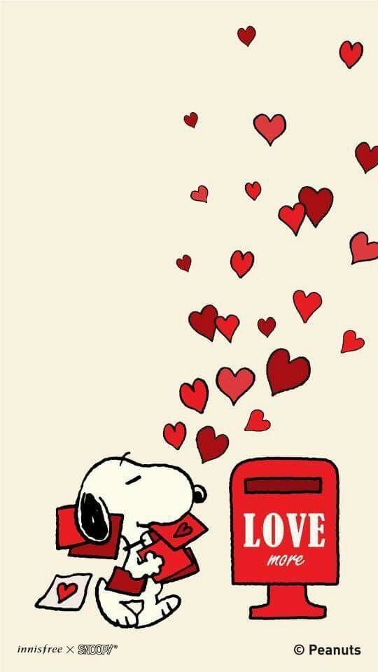 Detail Snoopy Valentine Day Wallpaper Nomer 10