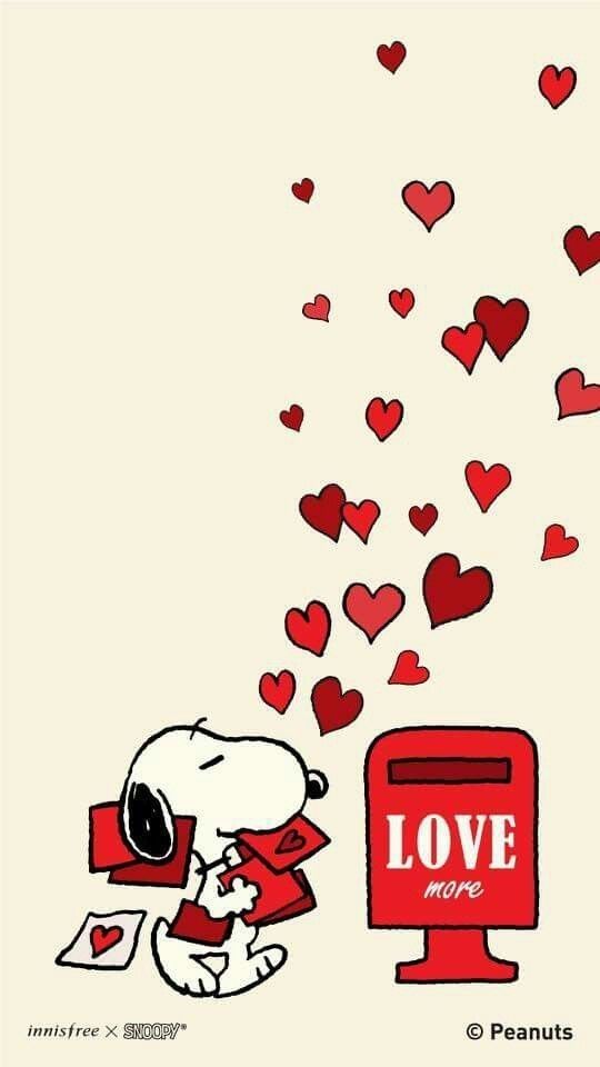 Detail Snoopy Valentines Wallpaper Nomer 5