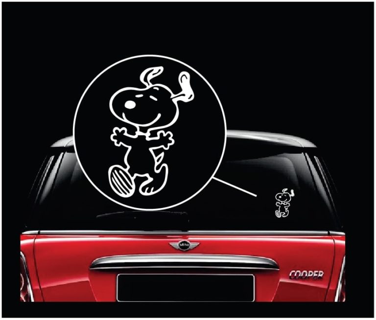 Detail Snoopy Vinyl Stickers Nomer 44