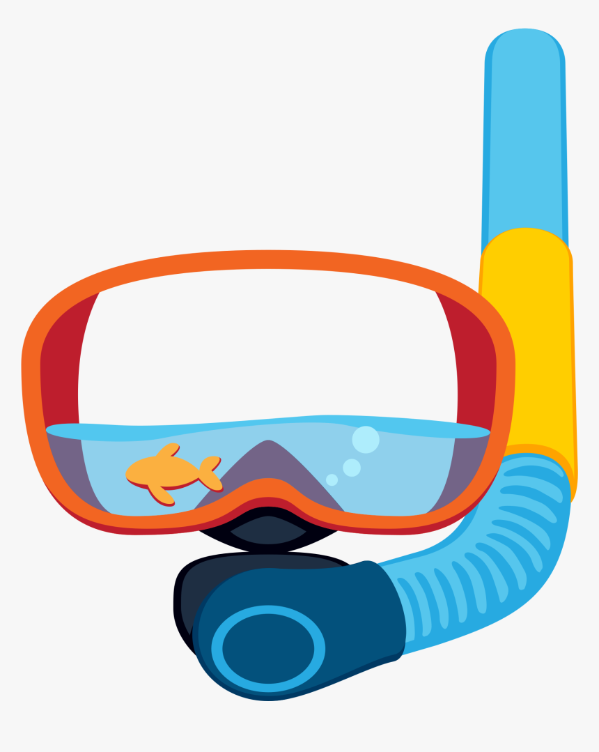 Detail Snorkel Mask Clipart Nomer 15