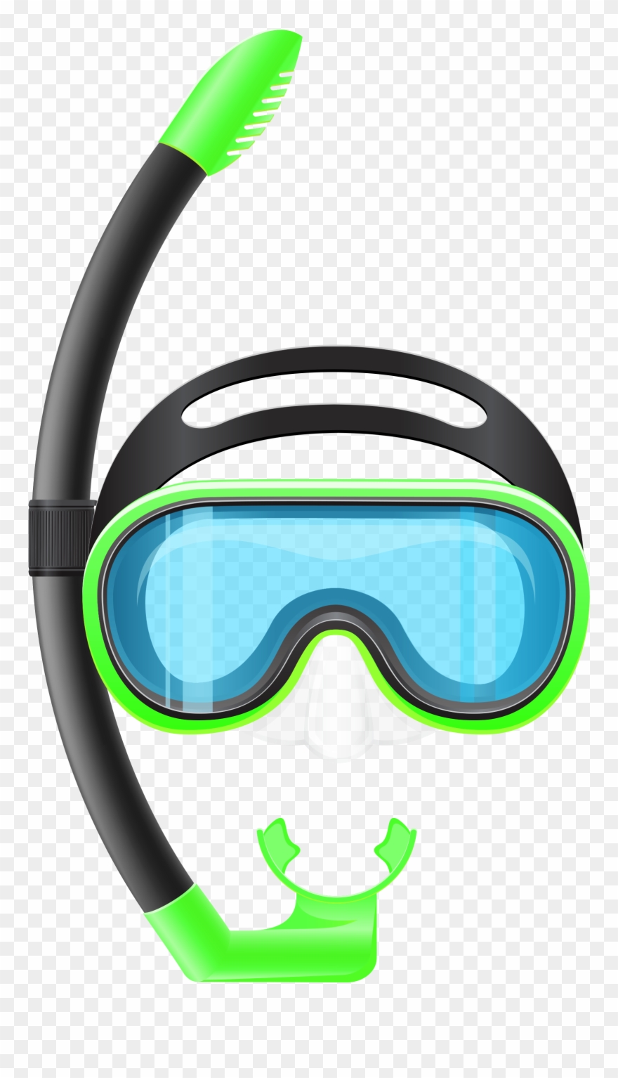 Detail Snorkel Mask Clipart Nomer 3