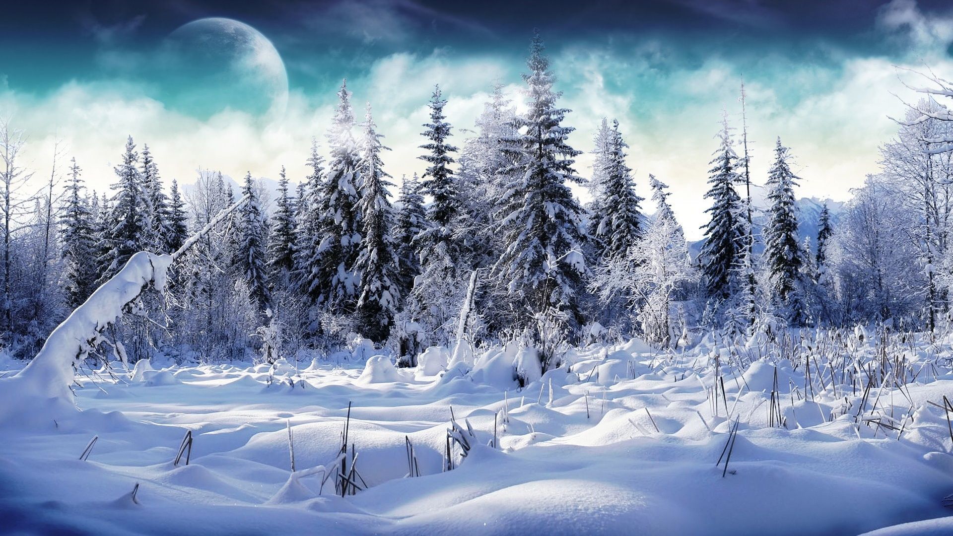 Snow Background Hd - KibrisPDR