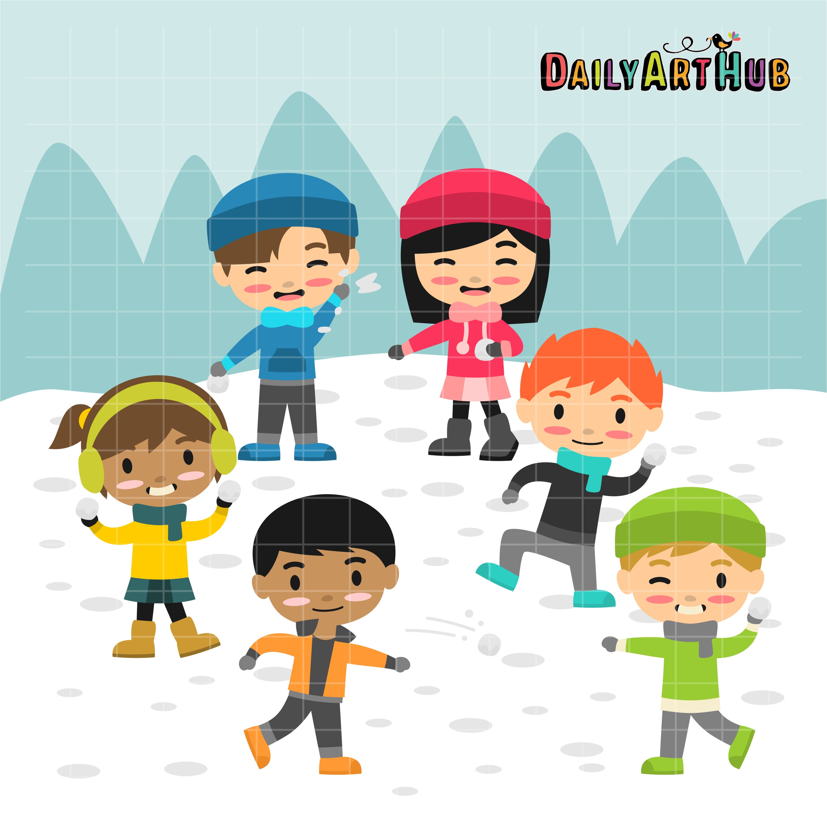 Detail Snow Ball Clipart Nomer 33