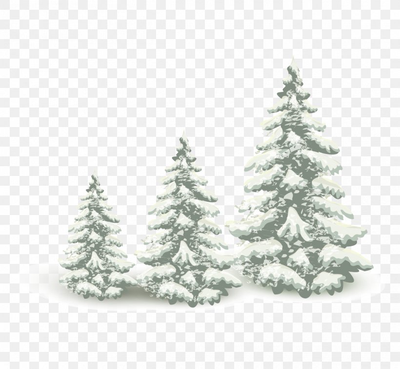 Detail Snow Christmas Tree Png Nomer 51