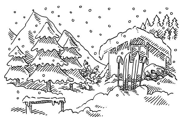 Detail Snow Clipart Black And White Nomer 11