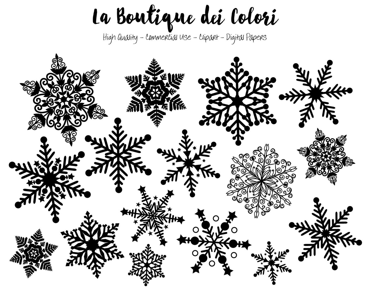 Detail Snow Clipart Black And White Nomer 12