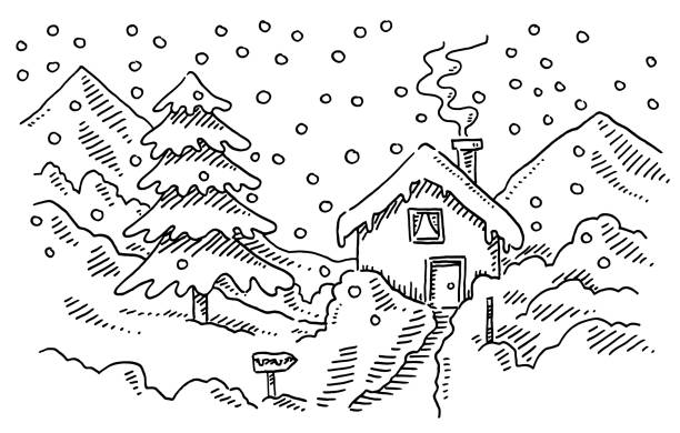 Detail Snow Clipart Black And White Nomer 14