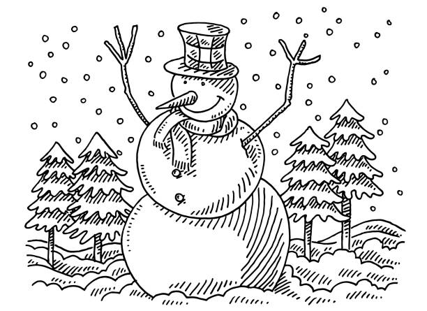 Detail Snow Clipart Black And White Nomer 21