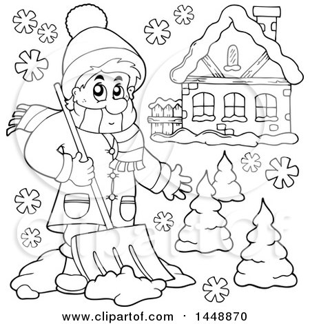Detail Snow Clipart Black And White Nomer 32