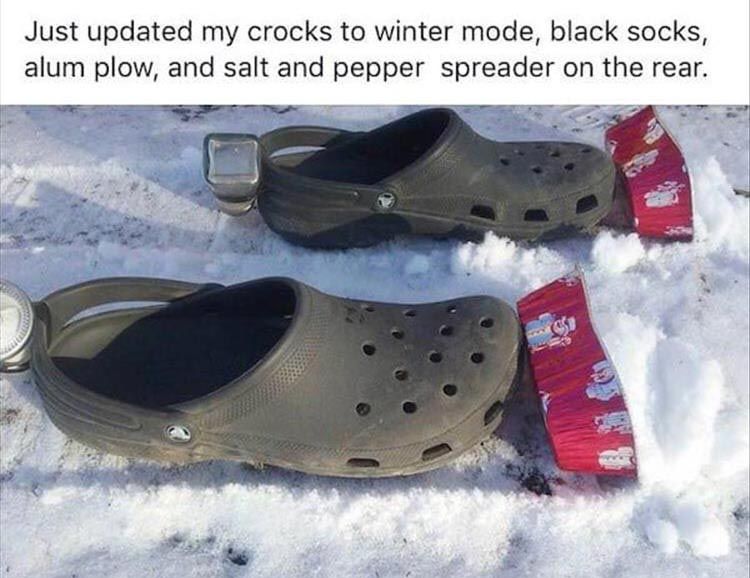 Detail Snow Crocs Meme Nomer 2