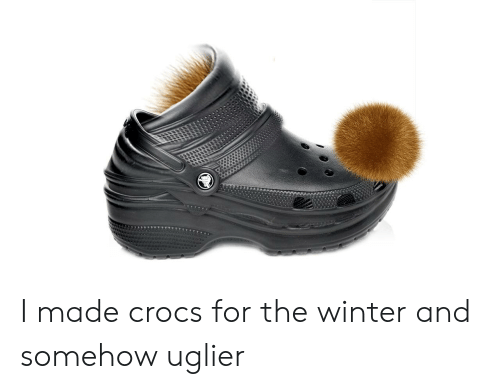 Detail Snow Crocs Meme Nomer 42